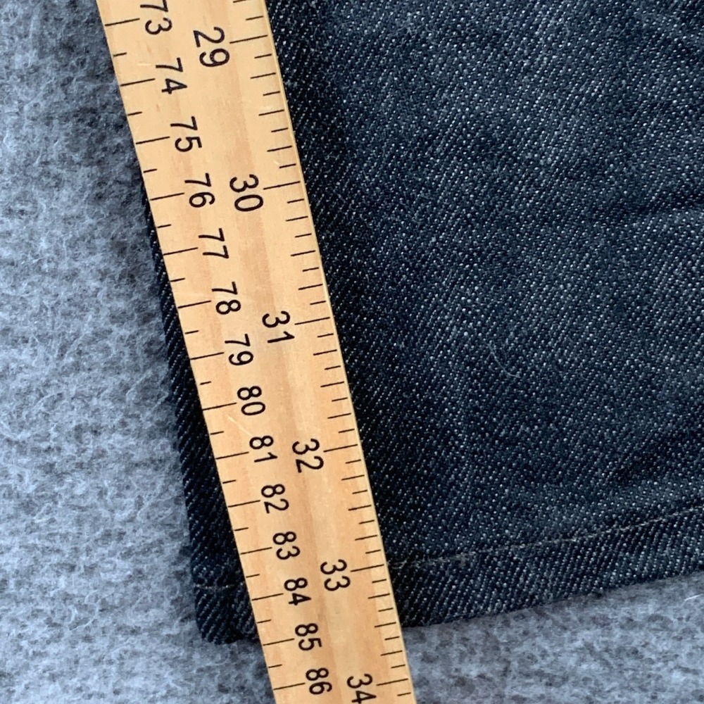 Naked & Famous Selvedge Jeans Men 33x33 Super Skinny Guy Stretch Black - Picture 7 of 12